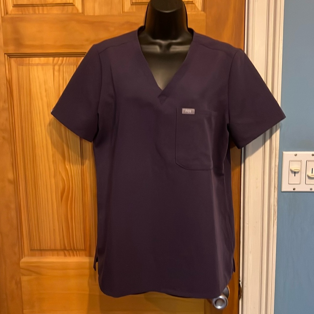 Figs Purple Shadow Catarina Scrub Top!